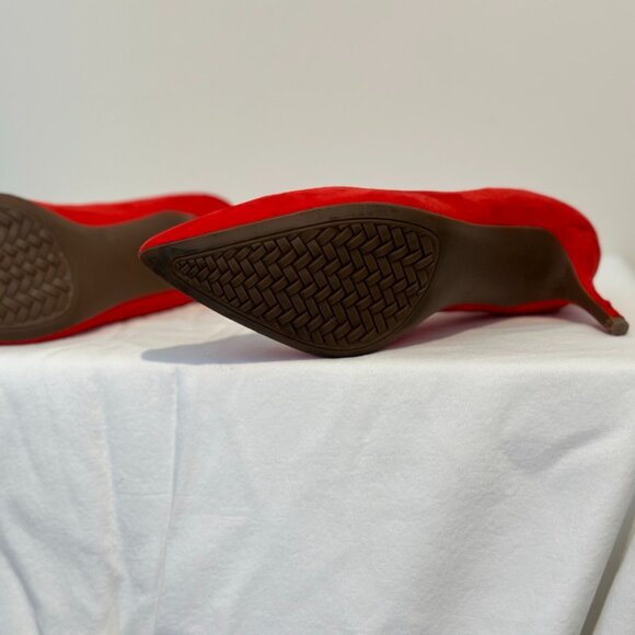 Cole Haan The Go-To Park Pump โ Red Suede (Size US 8) - Picture 3 of 9